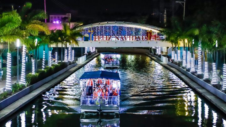 Inaugura Chucho Nader Paseos Náuticos Nocturnos en Canal de la Cortadura