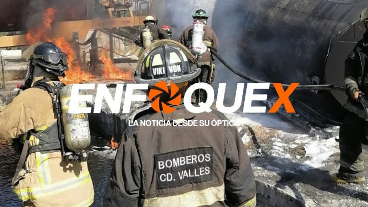 Dantesco incendio en planta de asfalto