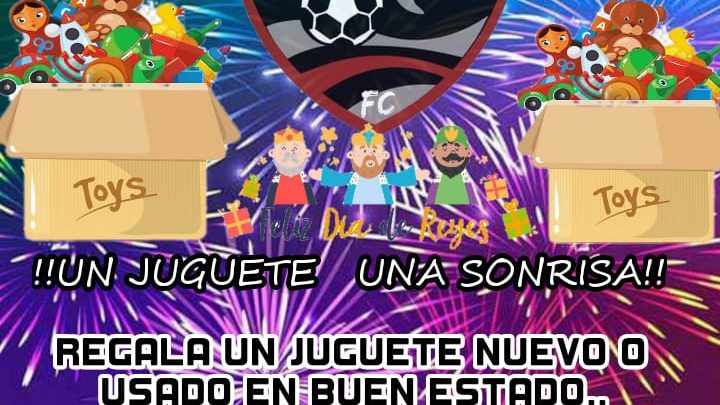 TIBURONES FC INVITA A DONAR UN JUGUETE