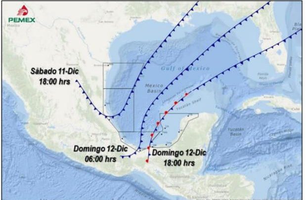 LLEGA EL «FRENTE FRIO» N0.13 (MODERADO A FUERTE)»