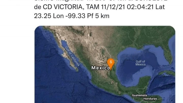 SISMO EN TAMAULIPAS