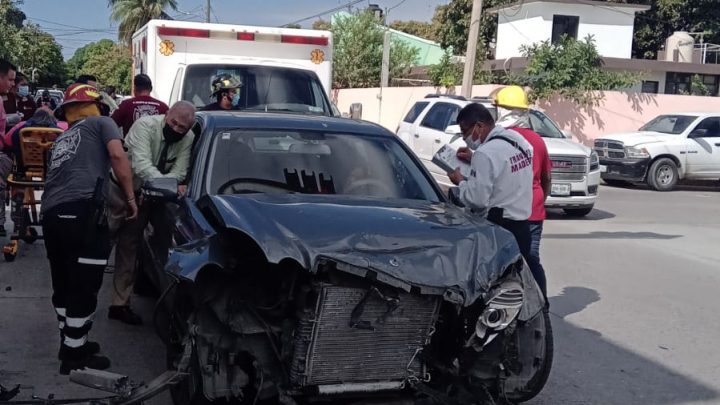 DOS LESIONADOS DEJÓ FUERTE ENCONTRONAZO