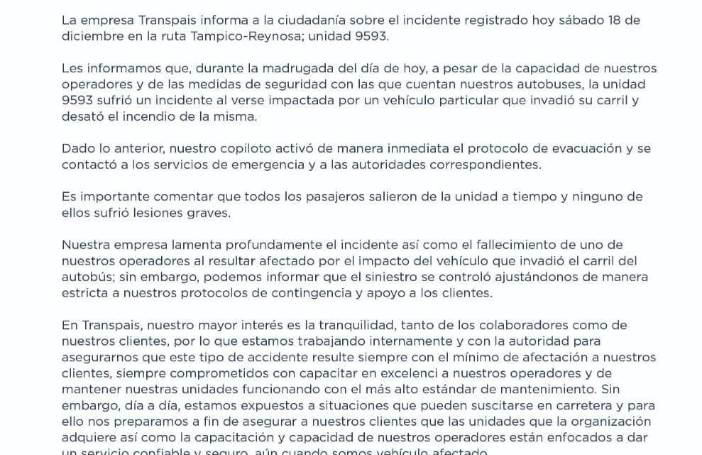 PASAJEROS SALIERON ILESOS DE ACCIDENTE