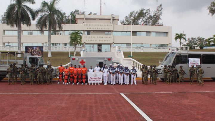 LA ARMADA DE MÉXICO INICIA EL PLAN MARINA “OPERACIÓN SALVAVIDAS,INVIERNO 2021”.