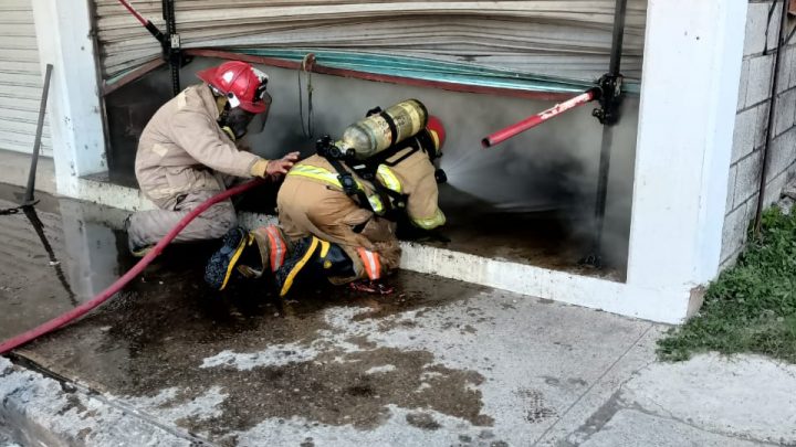 INCENDIO EN UNA BODEGA (Video)