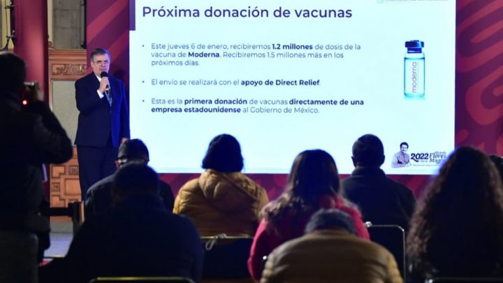 Llegarán a México 2.7 millones de dosis de la vacuna Moderna