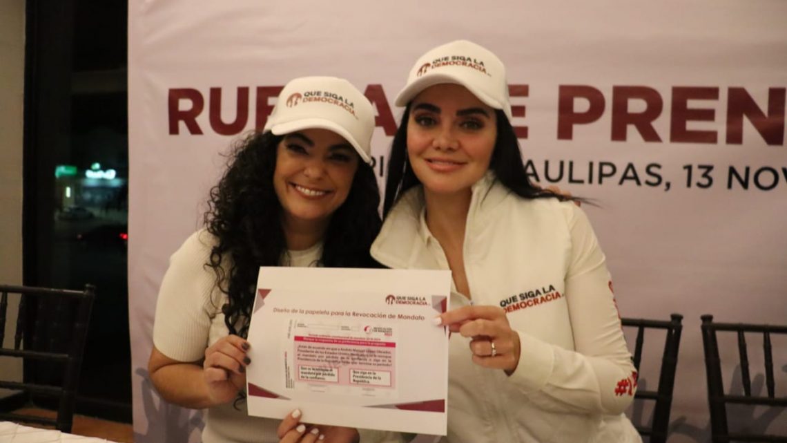 Supera Tamaulipas el 100% de firmas para que el INE celebre la consulta en abril: Olga Sosa