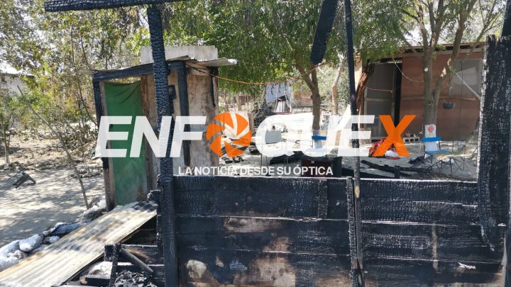 INCENDIO LOS DEJA SIN DONDE VIVIR