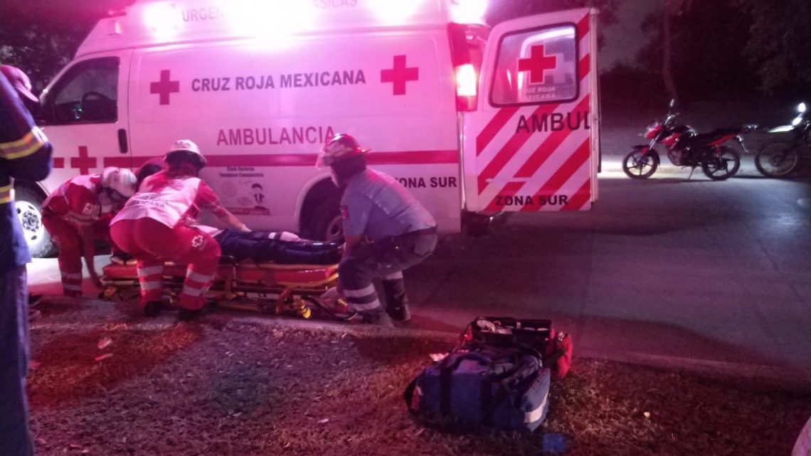 MOTOCICLISTA DERRAPA EN VALLE ESMERALDA