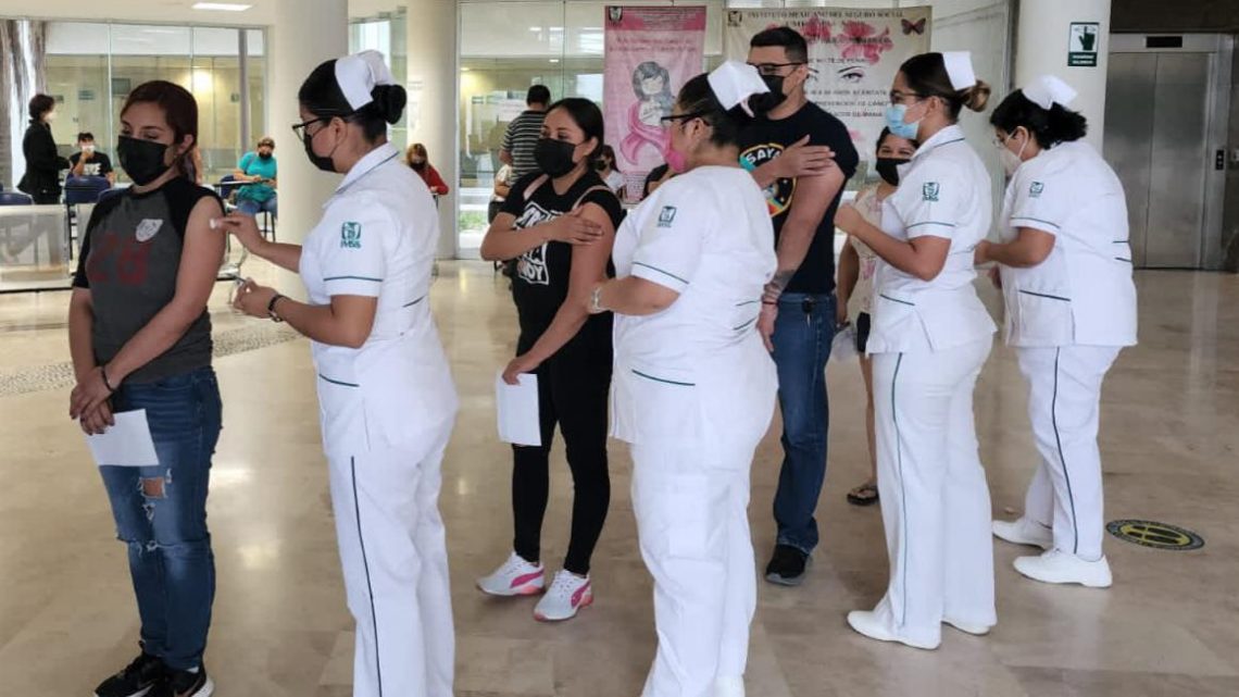 Aplicó IMSS 100 mil 900 dosis antiCovid  a tamaulipecos