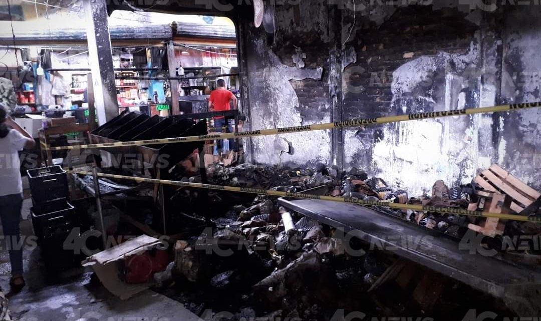 MUJER PROVOCA INCENDIO EN MERCADO DE TAMPICO