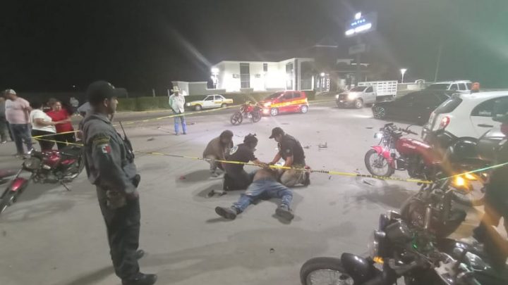 MORTAL CHOQUE ENTRE MOTOCICLETA Y CAMIONETA