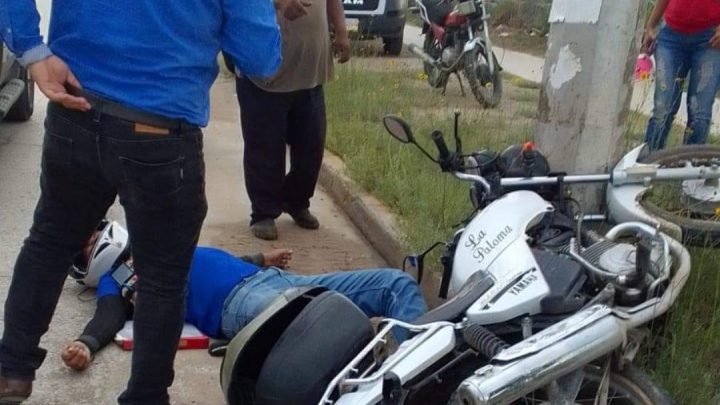 MOTOCICLISTA DE LA PEPSI LESIONADO