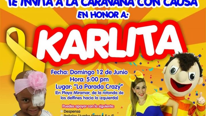 Para apoyar a Karlita  harán caravana hoy en playa Miramar