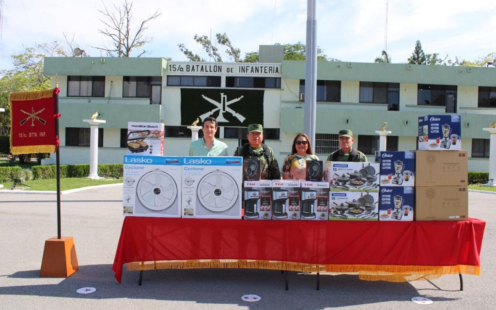 Dona CIEST  aparatos electrodomésticos a la SEDENA para canje por armas de fuego