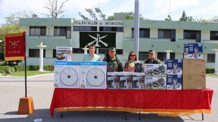 Dona CIEST  aparatos electrodomésticos a la SEDENA para canje por armas de fuego