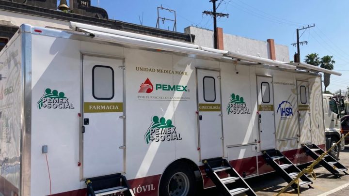 PEMEX llevará a Tampico servicios médicos y medicinas gratuitas a través de la Unidad Médica Móvil