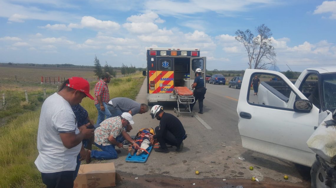 CARRETERAZO DEJA CUATRO LESIONADOS