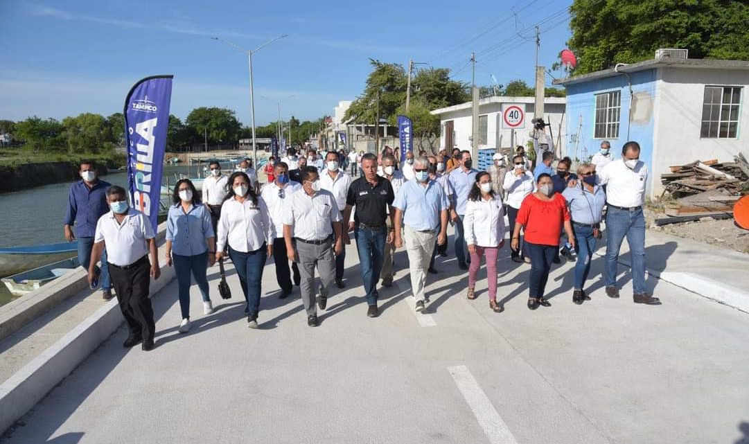 Entrega Chucho Nader Obra de Infraestructura Vial y Turística en Tancol