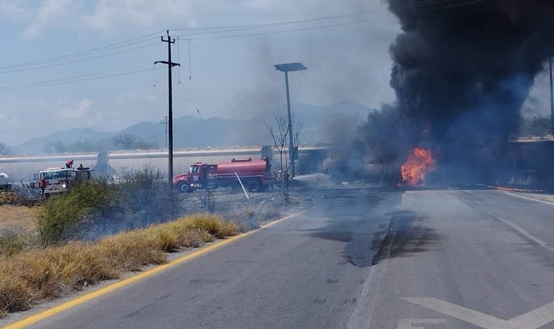 TREN CHOCA PIPA Y EXPLOTA, 3 LESIONADOS