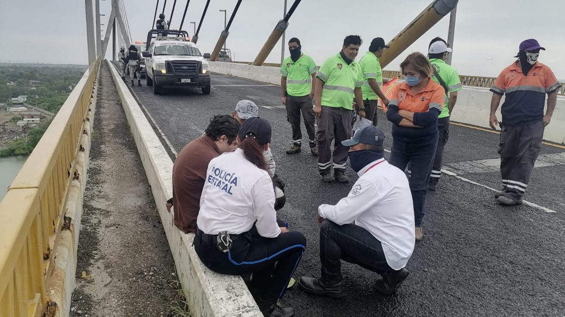 RESCATAN A HOMBRE | Pretendía lanzarse