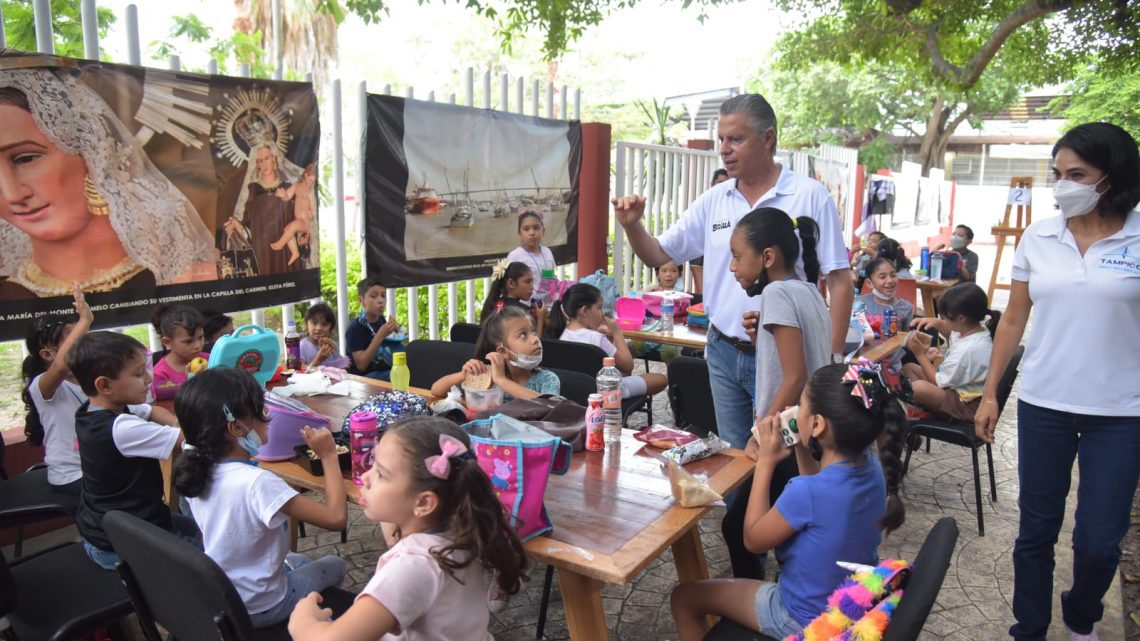 En verano, el Gobierno Municipal de Tampico acerca el arte a los niños