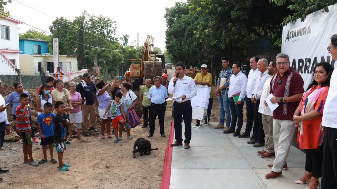 Realiza Gobierno de Altamira magna obra de infraestructura hidráulica en colonia Nuevo Madero