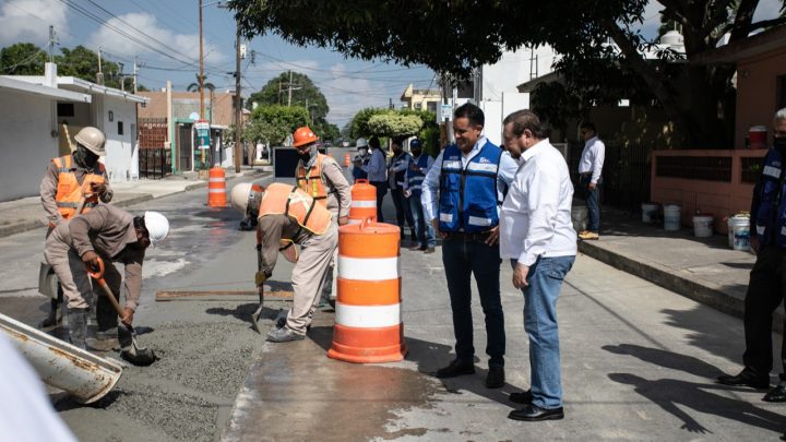 Inicia Comapa Zona Tam programa de pavimentación en obras que estaban pendientes de finalizar