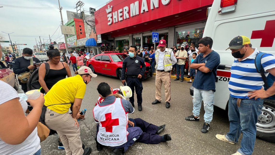 TAXI ARROLLA A MUJER EN LA ZONA CENTRO