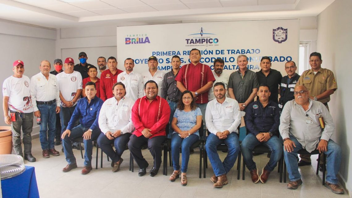 Se realiza la primera Reunión de Trabajo SOS  cocodrilo zona Conurbada Tampico, Madero y Altamira