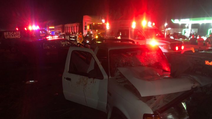 CHOQUE POR ALCANCE DEJA CUATRO PERSONAS LESIONADAS Y UNA FALLECIDA