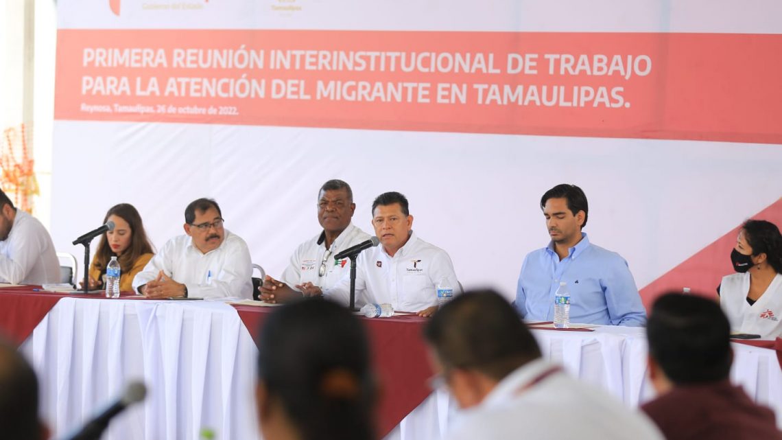 ️ Instala gobierno de Tamaulipas mesa de apoyos para atender a migrantes