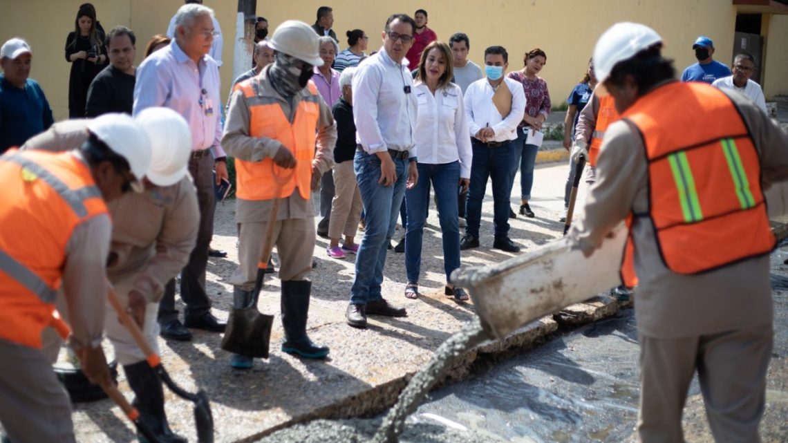 Continúa Comapa Zona Conurbada con intenso programa de pavimentación en obras hidrosanitarias