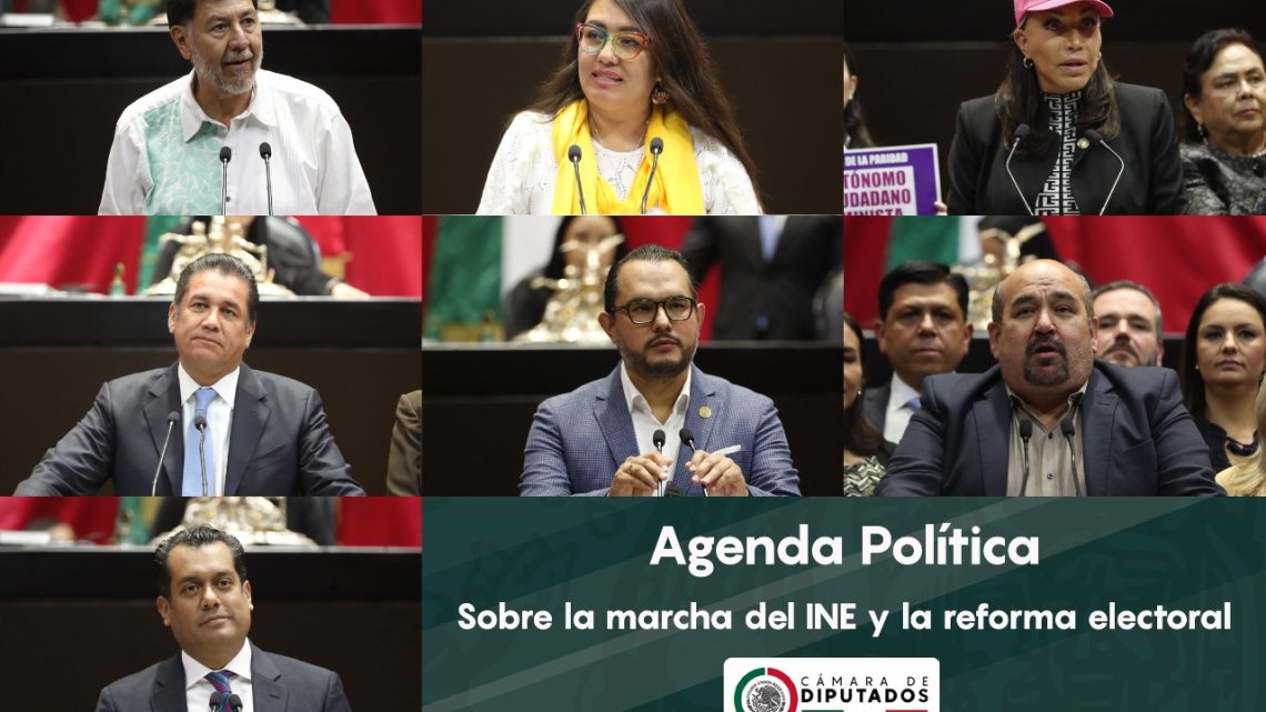 Diputadas y diputados abordan en agenda política reforma electoral y marcha del pasado domingo