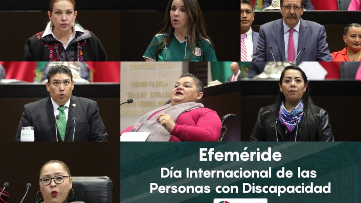 La Cámara de Diputados conmemora el Día Internacional de las Personas con Discapacidad