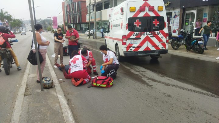 MOTOCICLISTA SALIÓ VOLANDO