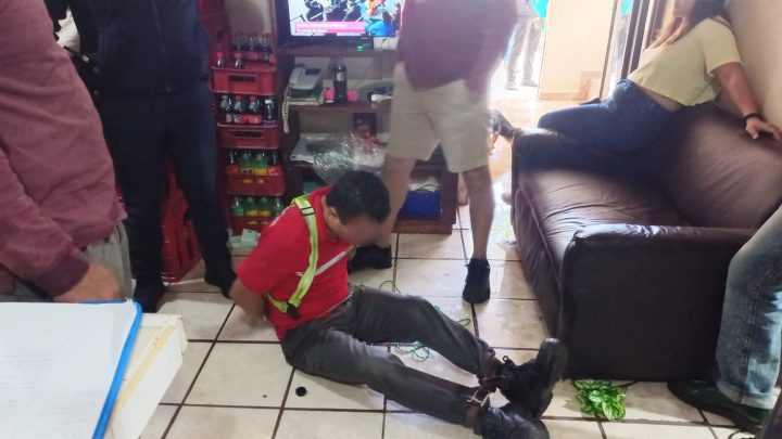 Detienen a presunto asaltante de comercio en Tampico