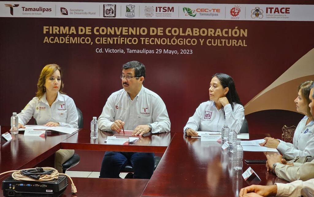 Firma convenio la Secretaría de Desarrollo Rural con instituciones académicas de Altamira, Mante y Victoria