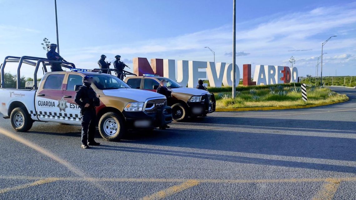 Guardia Estatal realiza recorridos de seguridad y vigilancia en Nuevo Laredo