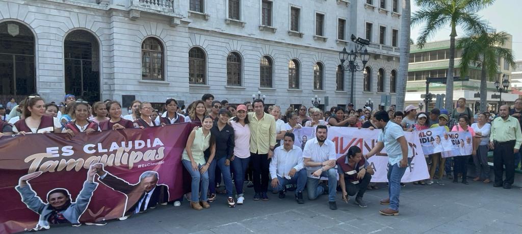 Mujeres y jóvenes de Tampico se suman a la Avanzada “Claudia Sheinbaum”