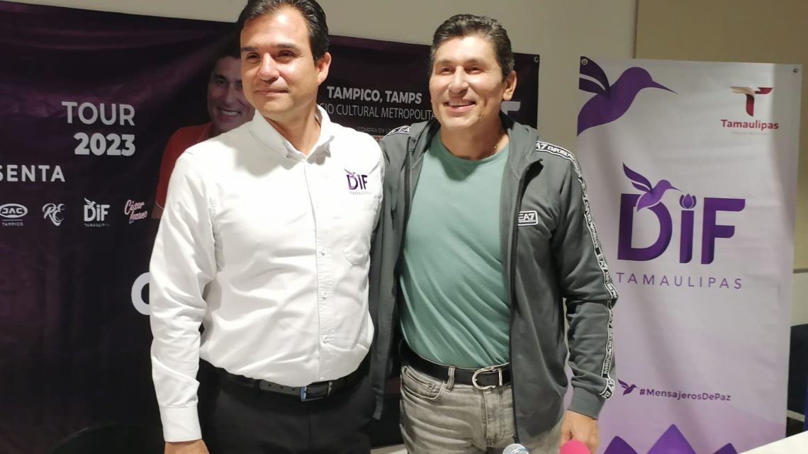 César Lozano y el Sistema DIF Tamaulipas llevan un mensaje de paz a la población