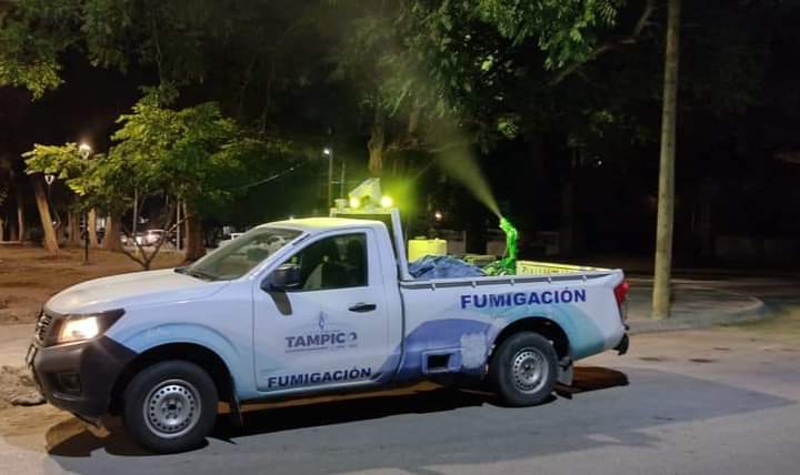 Ayuntamiento de Tampico implementa programa permanente de fumigación