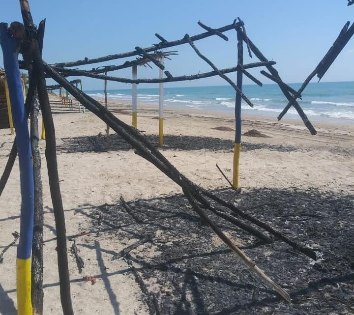 Guardia Estatal atiende reportes por actos de vandalismo en La Pesca