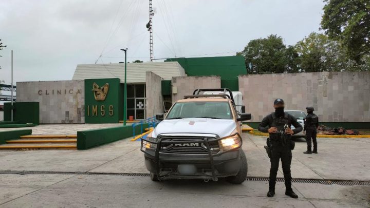 Guardia Estatal realiza recorridos de seguridad y vigilancia en hospitales de Xicoténcatl