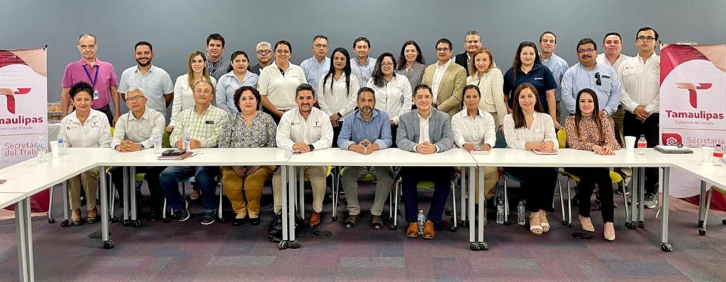 Secretaría del Trabajo y Previsión Social de Tamaulipas sostiene reunión con industriales de AISTAC