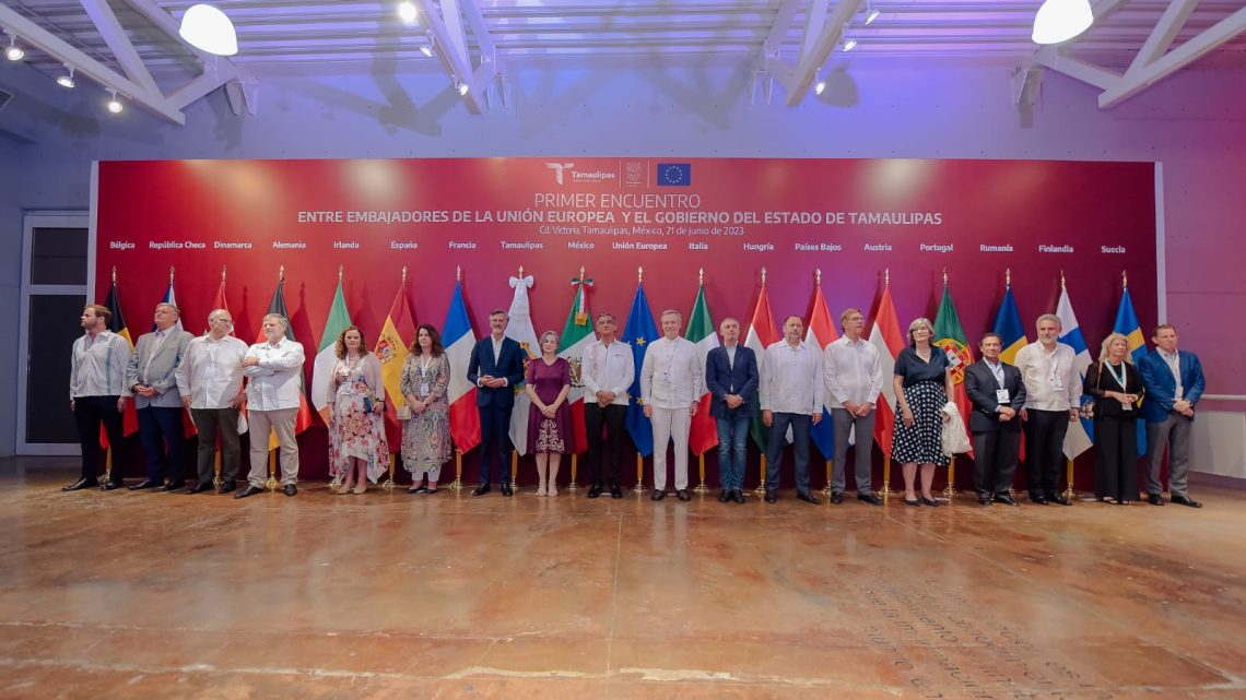 Llegan embajadores de la UE a Tamaulipas, en histórica visita