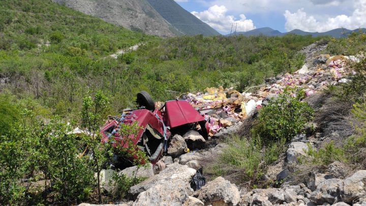 Guardia Estatal descubre volcadura en Jaumave