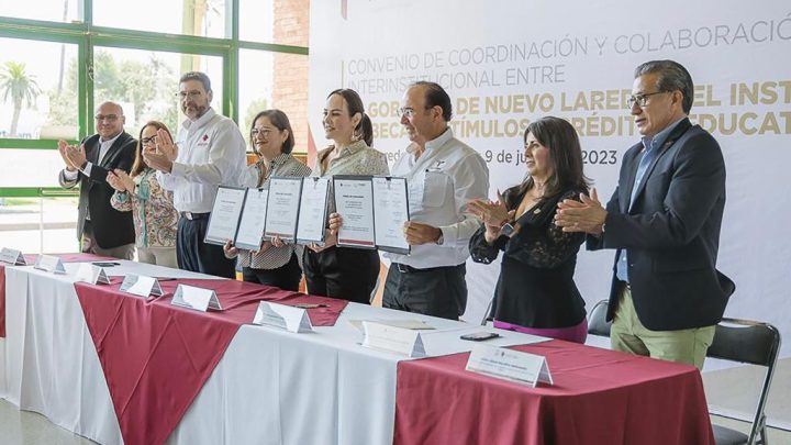 Firma convenio Secretaría de Educación con Nuevo Laredo para brindar becas y créditos educativos