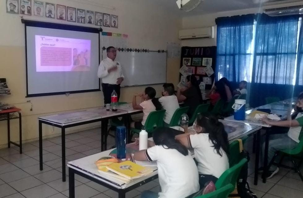 Guardia Estatal de Género informa sobre acoso escolar a estudiantes de primaria