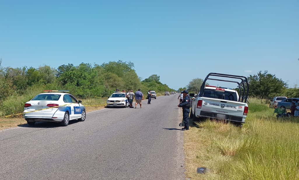 Fatal choque en la carretera inter ejidal